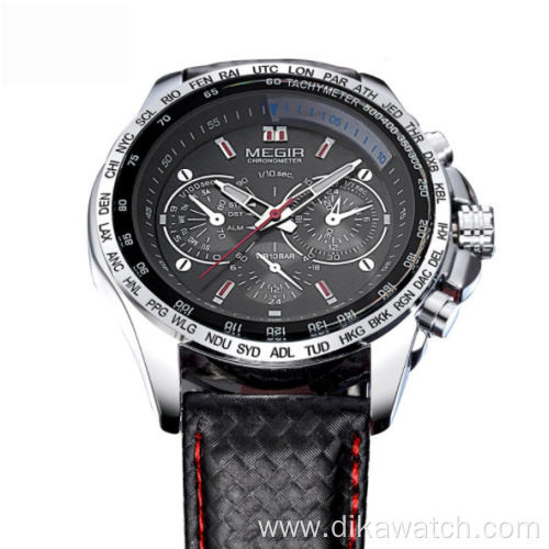 2020 latest fashion MEGIR1010 luxury fashion waterproof men's watch sports versatile men's watch